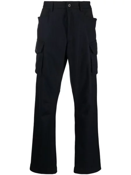 Vunene cargo hlače Lardini plava