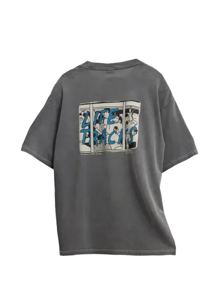 Tricou Nudie Jeans gri