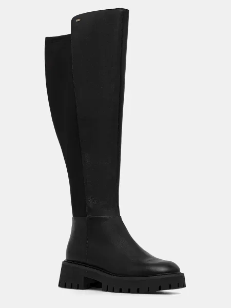 MICHAEL Michael Kors cizme Asher cu plat negru