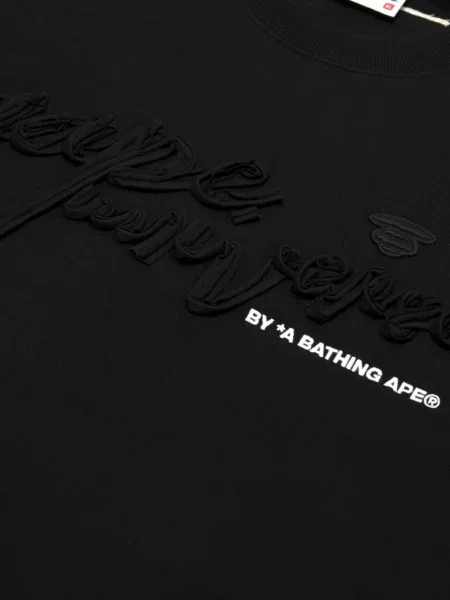 Hanorac crewneck Aape By A Bathing Ape negru