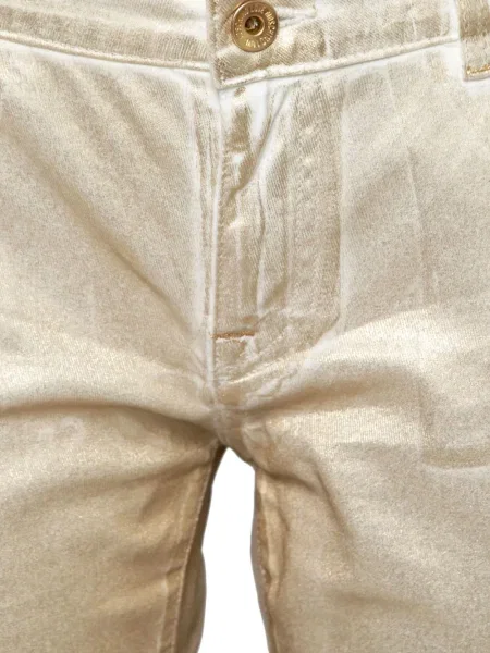 Blugi Love Moschino cu imagine galben