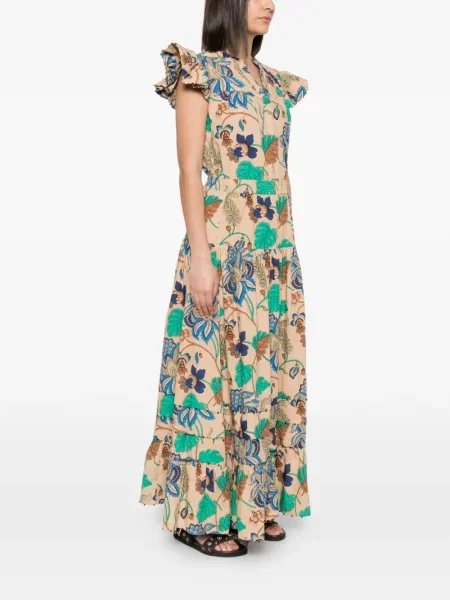 Fustă Philippa 1970 cu model floral cu imagine