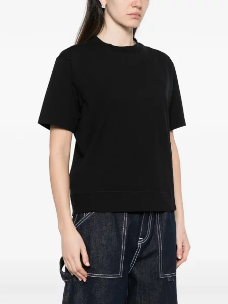 Tricou Moncler Grenoble cu autograf alb