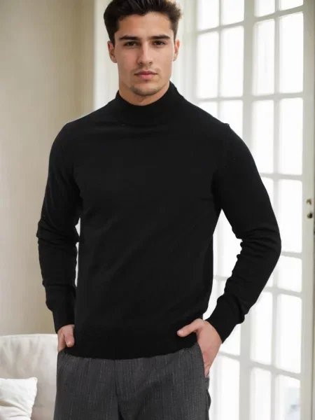 Golf golf Dewberry wełniany czarny