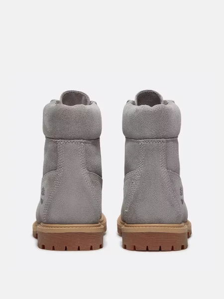 Замшевые ботинки Timberland серые