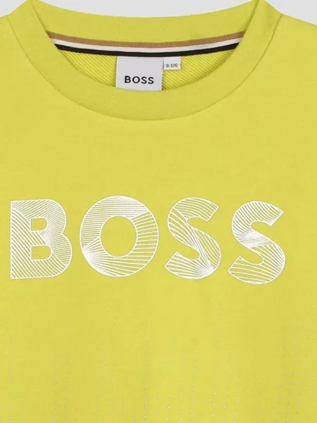 Детский свитшот Boss желтый