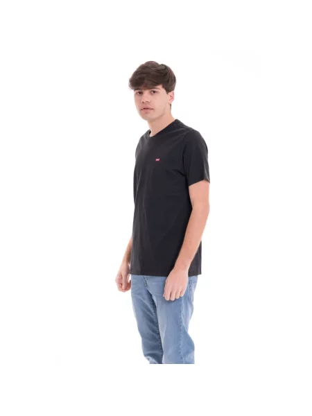 Levi's T-shirt Mężczyźni Dżersej nadruk S czarny