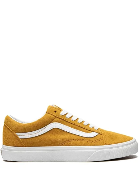 Sneakerși Vans Old Skool din piele de căprioară galben