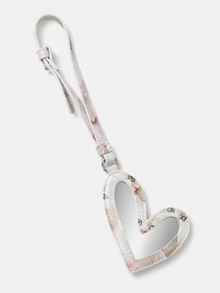 Obesek za ključe Diesel PLAY PLAY MIRROR bež