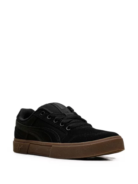 Sneakerși Puma Suede din piele de căprioară negru
