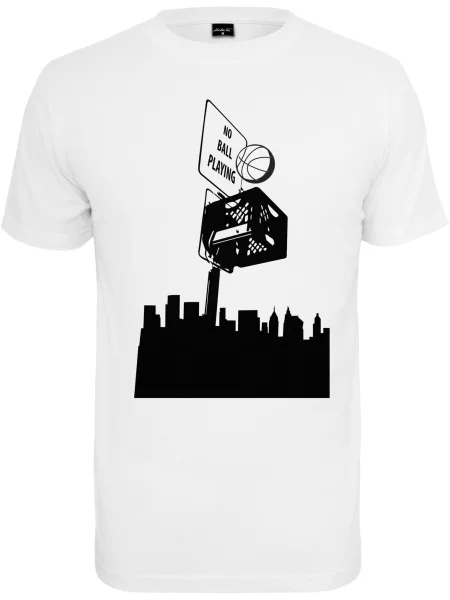 Тениска Mister Tee бяло