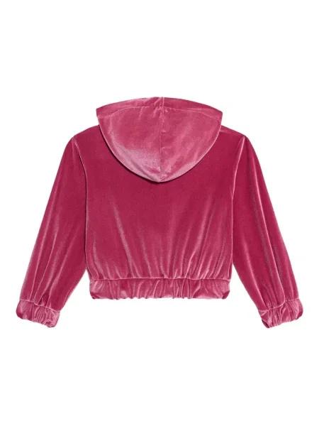 Bluza z kapturem dziecięca Roberto Cavalli różowa
