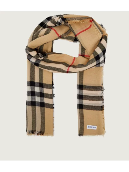 Burberry De lână șal bej