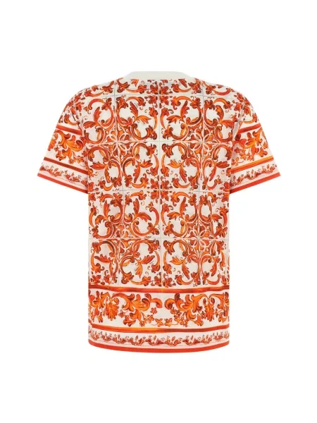 Koszulka Dolce And Gabbana pomarańczowa