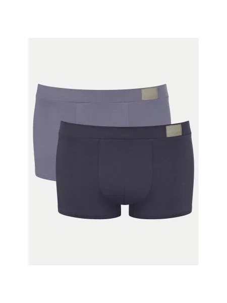 SLOGGI Boxer trumpikės Go melsvai / tamsiai mėlyna / purvo pilka