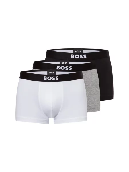 Bokserki Boss ze stretchu białe