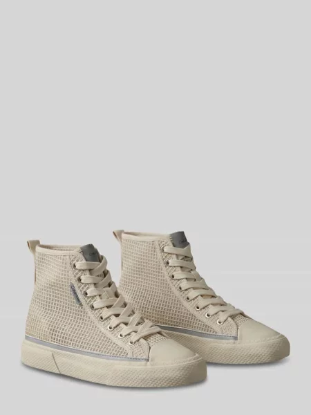 Sneakersy o wysokim kroju z czystej bawełny Ck Calvin Klein