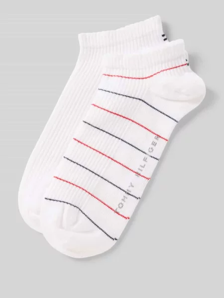Skarpety z mieszanki bawełny w zestawie 2 szt. Tommy Hilfiger białe