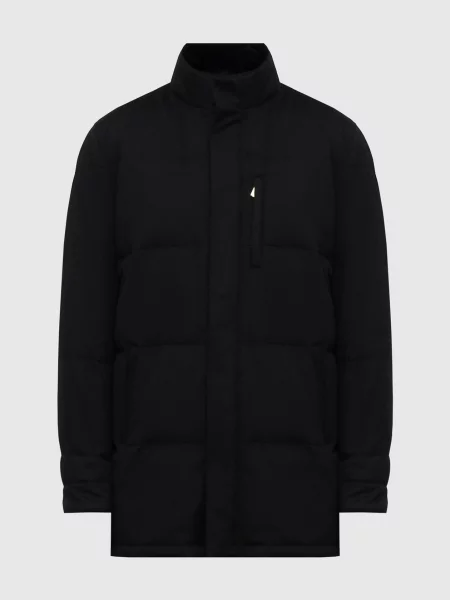 Пухова куртка з кашеміру Enrico Mandelli чорна