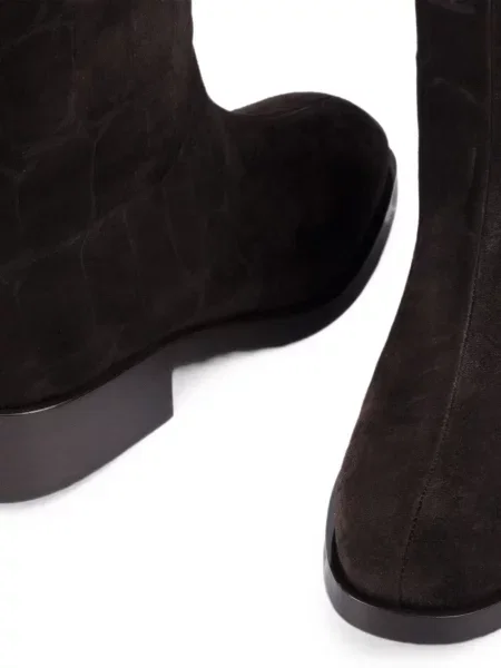 Botine Le Silla din piele de căprioară maro