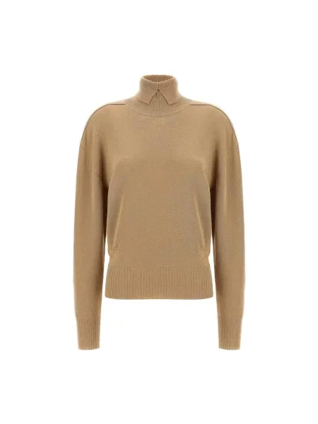 Golf golf Burberry wełniany beżowy