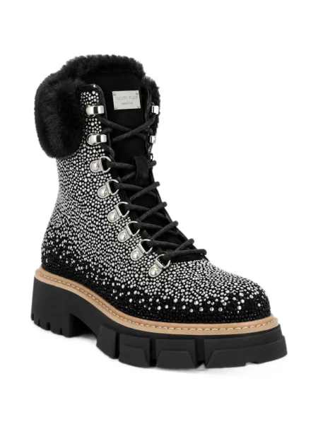 Botine Philipp Plein din piele de căprioară negru