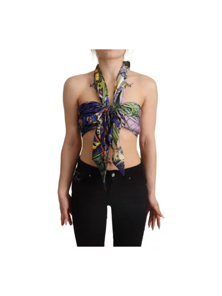Jedwabny top Dolce And Gabbana