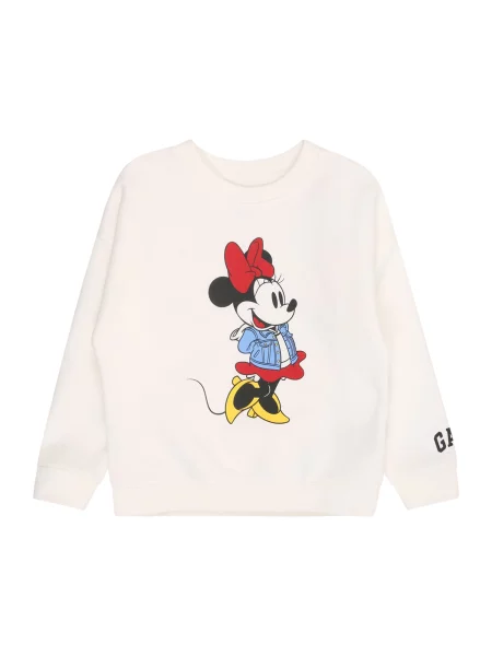 GAP Μπλούζα φούτερ DIS MINNIE κίτρινο / κόκκινο offwhite μαύρο