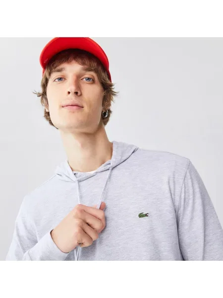 Lacoste толстовка чоловіча сіра