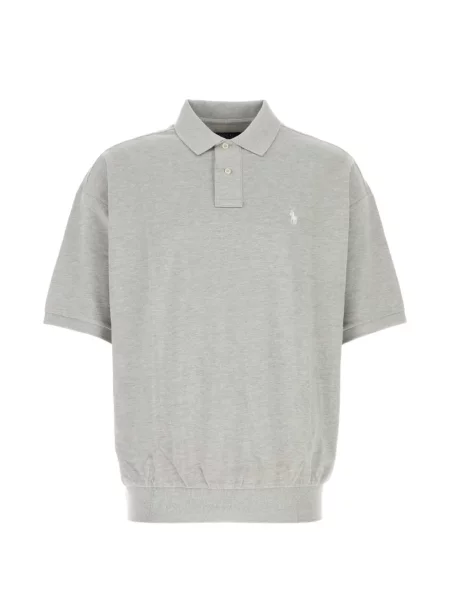 Tricou polo Polo Ralph Lauren gri