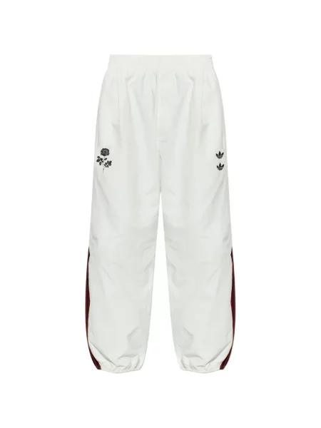 Pantaloni Adidas cu dungi alergare cu autograf