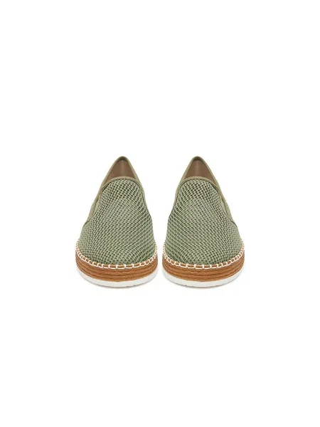 Espadrilles Rieker zöld