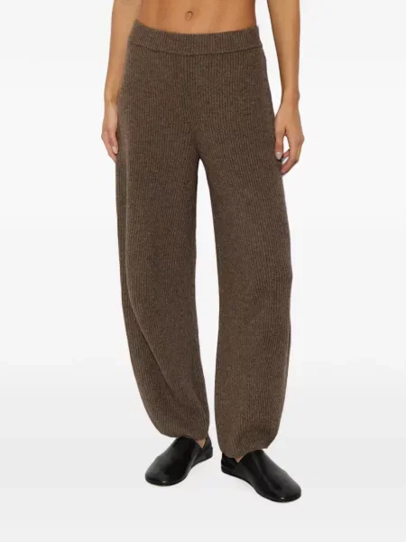 Pantaloni By Malene Birger tricotate maro