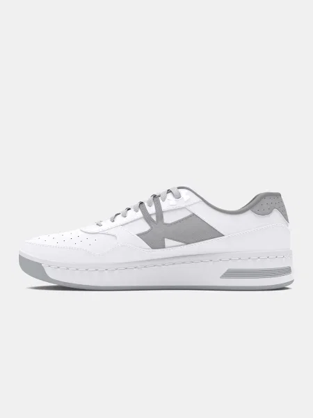 Semišové členkové topánky Under Armour sivá
