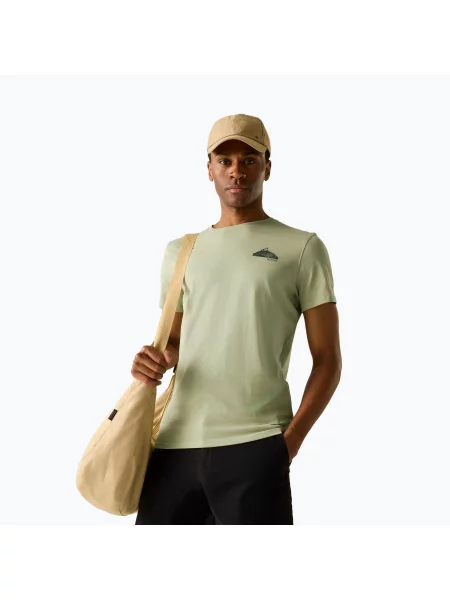 Мъжка тениска за трекинг REGATTA Breezed light sage зелено