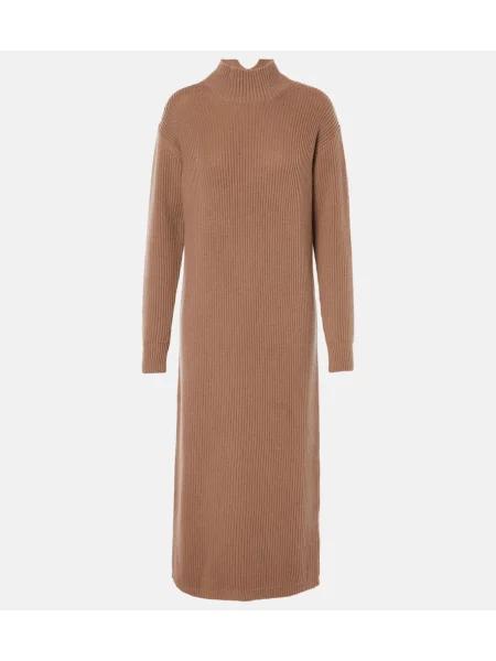 Volnena obleka 's Max Mara bež