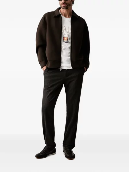 Pantaloni chino Joop! cu cordon maro