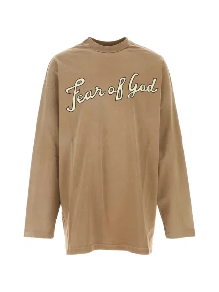 Lung tricou Fear Of God maro
