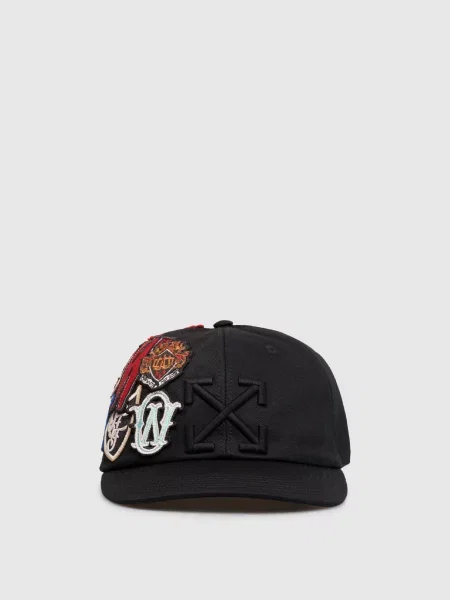 Кепка з логотипом Off-white чорна