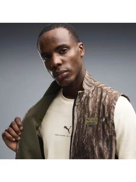 Kamizelka PUMA x REALTREE Odzież M zielony