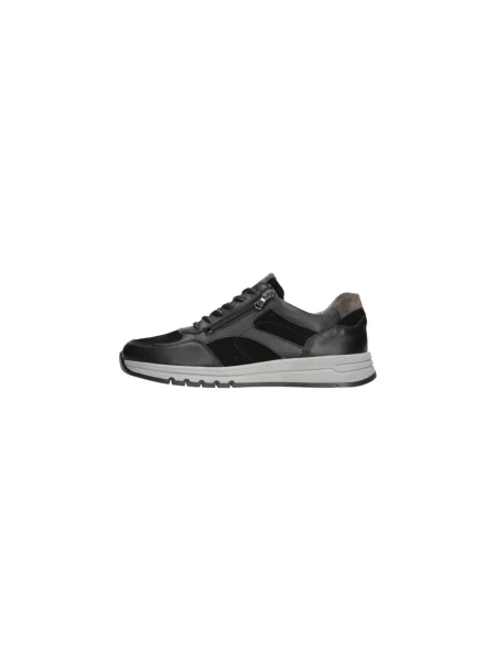 Sneakersy Waldläufer skórzane czarne