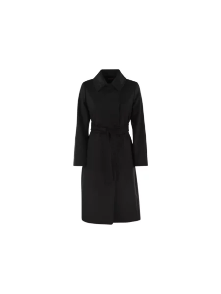 Max Mara Studio Płaszcz Wełniany Bcollag schwarz czarny