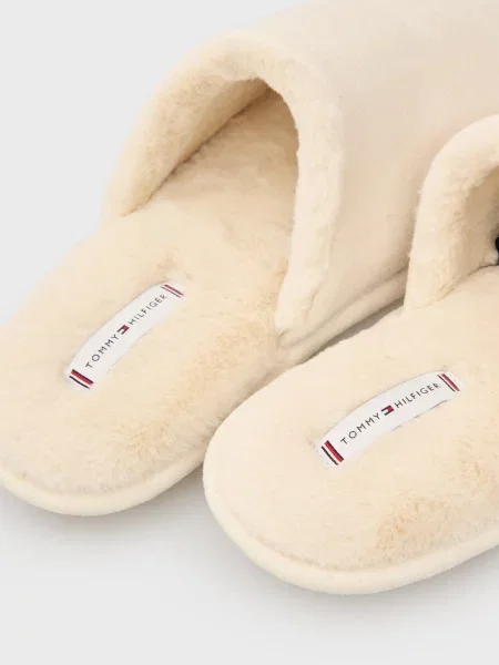 Тапочки Tommy Hilfiger без косточек белые