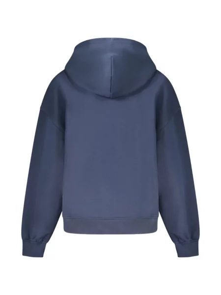 Majica s kapuljačom Tommy Hilfiger s autogramom plava