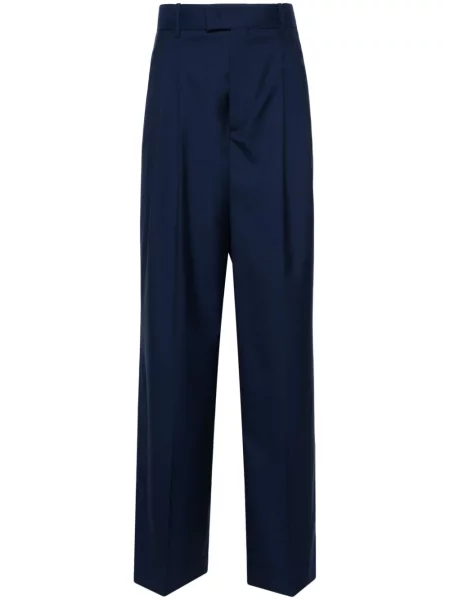 Pantaloni Armarium de lână albastru