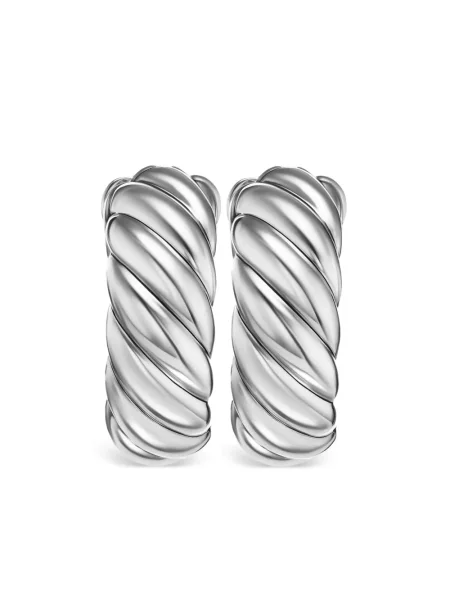 Cercei David Yurman argintiu