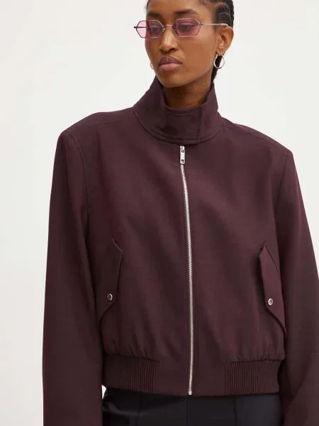 BOSS kurtka przejściowa bordowy