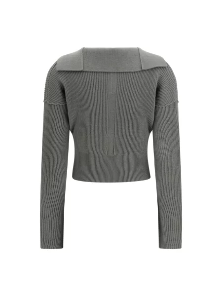 Sweter Rick Owens wełniany szary