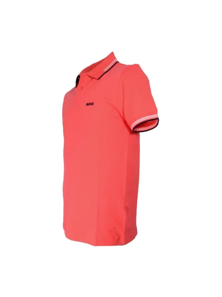 Koszulka polo Boss czerwona