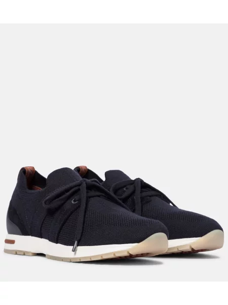 Sneakerși Loro Piana albastru